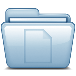 Documents Blue Icon 256x256 png